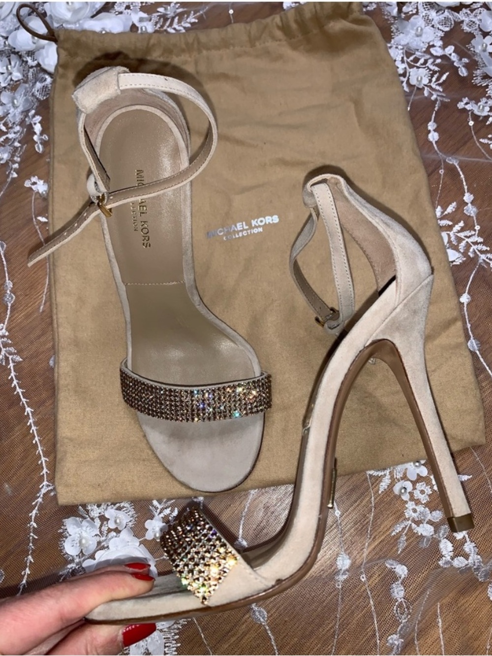 Michael Kors Collection crystal heels